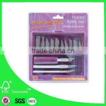 Hobby craft knife hobby knife set 13pcs