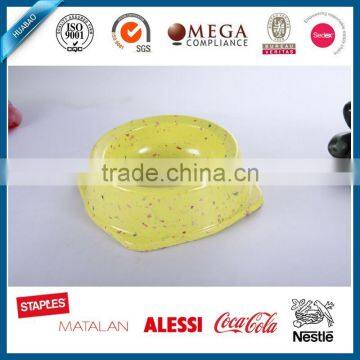 Plastic Melamine Pet Bowl/dog Bowl/cat Bowl With Cute Picture Prints Yorkshire Canary Birds