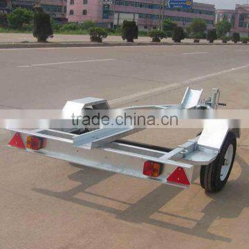 Hot Dipping Galvanized Single-Rail Motorcycle Trailer