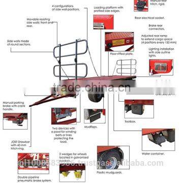 Platform Trailers for Bales T020 18t photo-2
