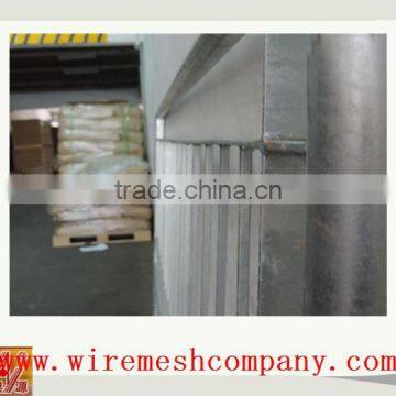 China Cheap Round Pipe Galvanized Temporary Fence , Australia Temporary Fence