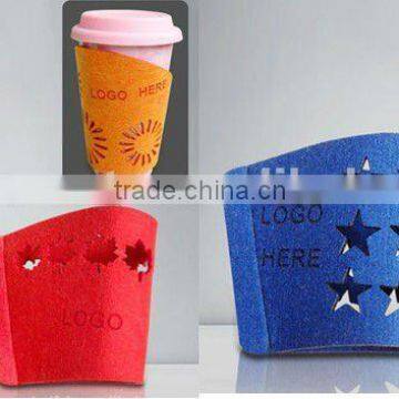 Polyester felt cup holder stubby holder