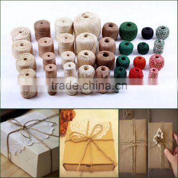 Colored jute yarn/jute twine/jute rope