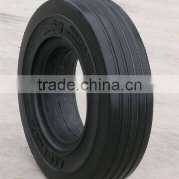 Cheap 4.00x8 3.75 Rim New Solid Tyre Baggage Cart Tires China photo-3