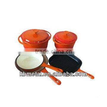 Enamel Cast Iron Cookware Sets