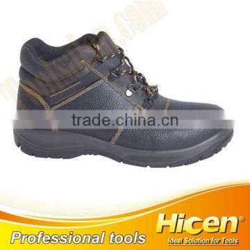 Cow Leather Safety Shoes Double Density PU Sole