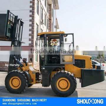 CPCY50 Rough Terrain Forklift 5000kg Rough Terrain Truck