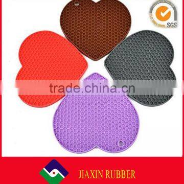 Heart Shapes Silicone Coffee Table Placemat f, Heat Resistant Placemats photo-2