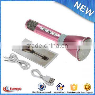 2016 New Arrival Bluetooth Wireless Microphone K068 Karaoke Mini Bluetooth Speaker