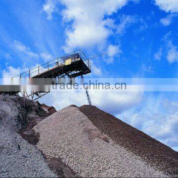 Double frame Conveyor belt for stone crusher