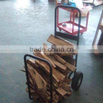 Firewood log cart log carrier