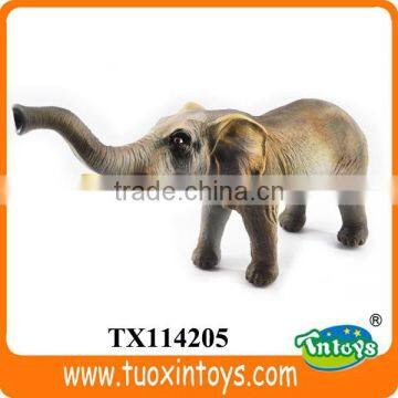 19'' elephant rubber toy, plastic elephant toy