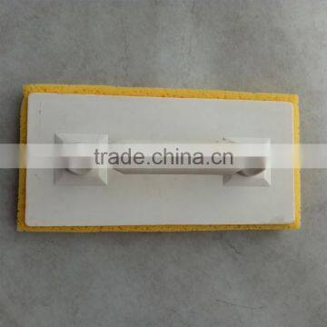 yellow color sponge material sticked strong with ABS/PLASTIC HANDLE FOR DECORATION