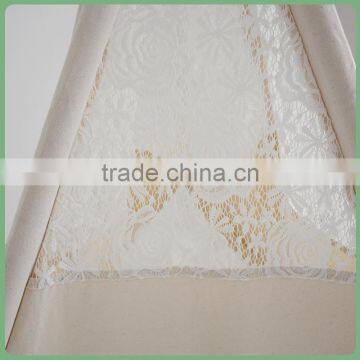 Wholesale Low MOQ Plain Calico Lace Indoor Kids Teepee photo-5