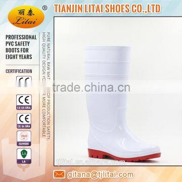 Comfortale lightweight pvc rain boots,food factory safety shoes