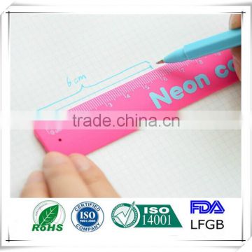 Factory directly silicone straight ruler silicone folding ruler