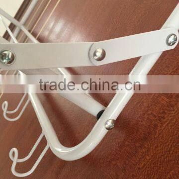Over the Door 5 Hook Rack - Collapsible Hanger and Rack for Hanging Your Clothes,coat,towel photo-5