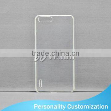 Wholesale Custom Design Light Weight Bulk 3D Clear Blank Sublimation Plastic Mobile Phone Case For Huawei Honor 6 photo-2