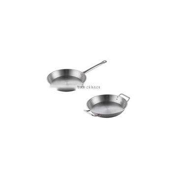 Stainless Steel Fring Pan With Two Handle