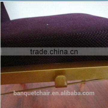 Thick Shaped Cotton With Iron Metal Church Chair photo-2