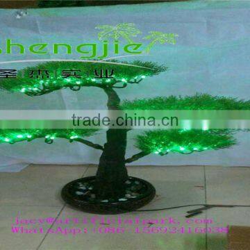 SJLJ0688 shengjie hot sale decorative led tree/ artificial pine tree with lights