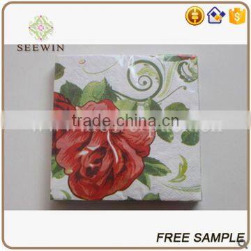 Wood Pulp Logo Printed Paper Napkin photo-4