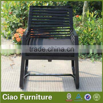 Stainless Steel Outdoor Furniture Rectangle Dining Table Set Box Table Chair photo-3