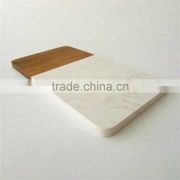 Rectangle Marble and Acacia Wood Cutting Board photo-2