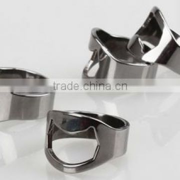 Customized Logo Stainless Steel Finger Ring Bottle Opener