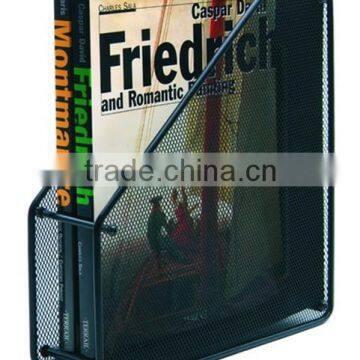 Single Compartment Metal Mesh Durable Desktop Magazine File Holder photo-2
