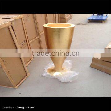SJ201710025 Hot Sale Large Gold Flower Pot for Sale photo-2
