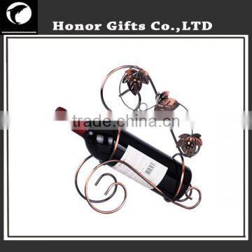 1 Bottles Display Iron Wire Wine Holder Decorative Wine Bottle Holders photo-5