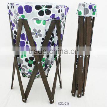Canvas Foldable Laundry Basket photo-2