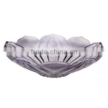 Elegant flower-shape art ashtray/ fashion star style friut /candy/ ash plate/ new design hot selling color glass plate BHL-P14