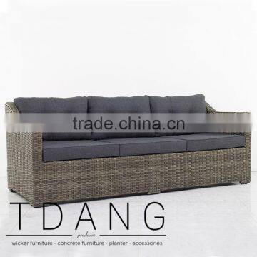 Atlantic Outdoor Wicker Bench - Conversation Wicker Furniture - Vietnam Poly Rattan photo-2
