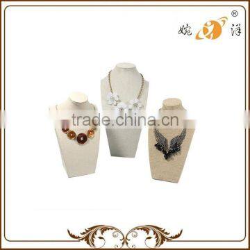 jewelry display linen necklace display stand fashion jewelry display