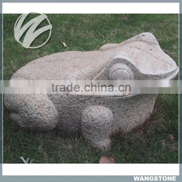 Outdoor Garden Sculpture Stone Frog Statue