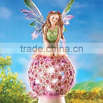 Beautiful Fairy Figurines Wholesale With Solar Light photo-2