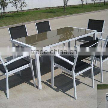 7pcs Aluminum frame outdoor furniture set