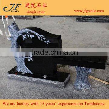 Modern Granite Tree Design Carving Monument Headstone photo-3