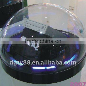 2015 hotsale new products vacuum formed thick film blister clear acrylic dome