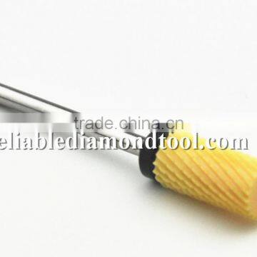 Shank Diameter 2.35mm Colored Ceramic Burr For Nail 1 Piece Huaxing Large Barrel photo-4