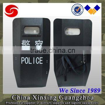 Hand Bullet Proof Anti Riot Rubber Handle PE Steel Ballistic Shield photo-3