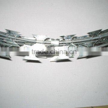 galvanized razor barbed wire