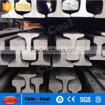 China GB Standard Light Steel Rail/Railway Rail With Large Stock