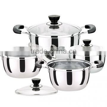 Hot Sale 6pcs 8pcs 10pcs Set Stainless Steel Cookware photo-2