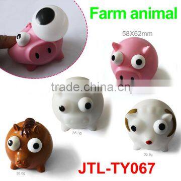 eyes pop out farm animals