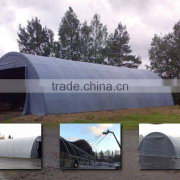 Quality Fabric Building With Side Opening for Workshop , Commercial Warehouse Storage , Salt Storage Shelter, Car Garage Tent photo-2