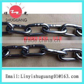 Linyi Shuguang Din5685c High Polished Stainless Steel Link Chain