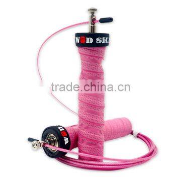 2017 New Style High Speed Crossfit Skipping Jump Rope With Anti Slip Hanldes, Adjustable Steel Cable & Ball Bearing photo-4